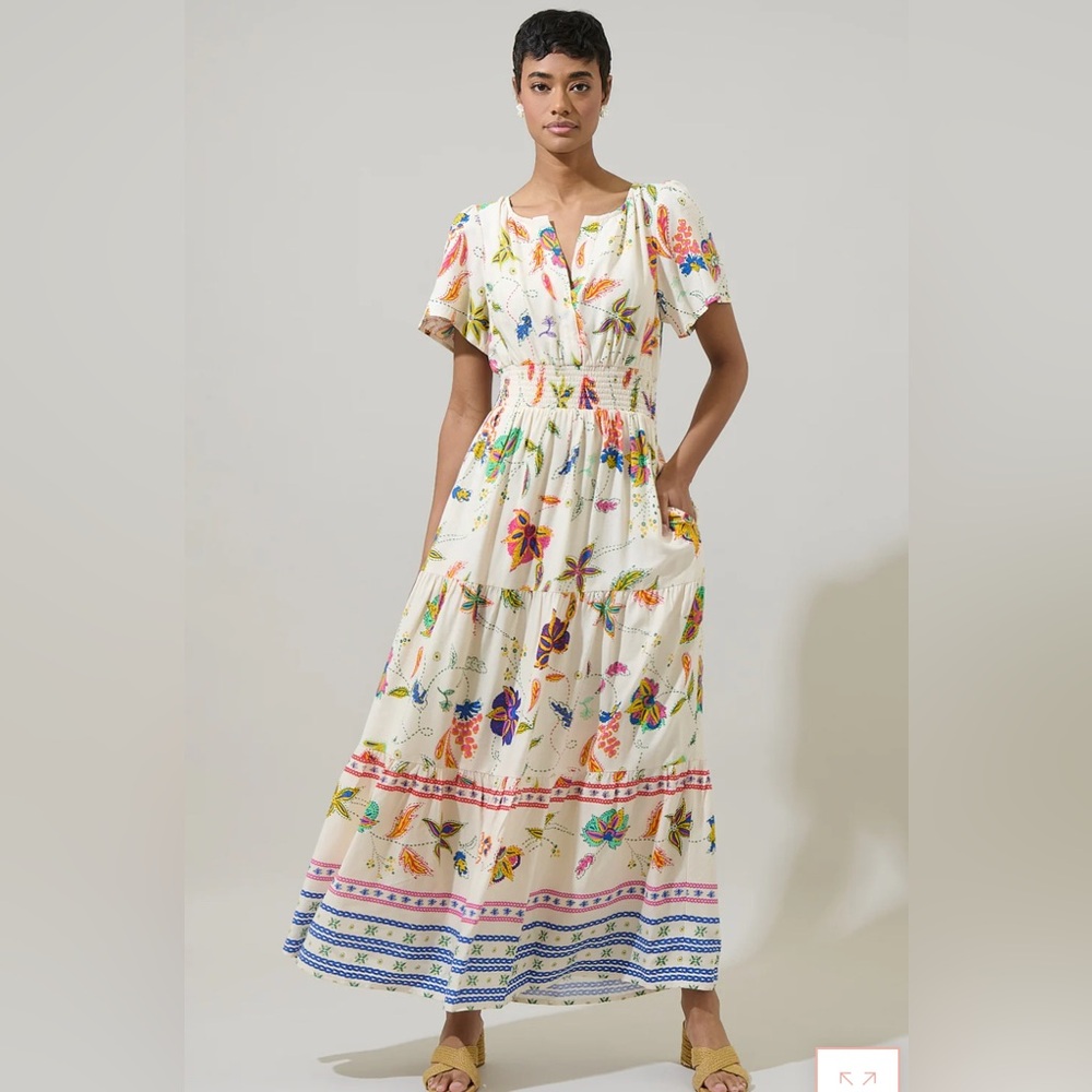 Sugarlips Multicolor Floral Maxi Dress